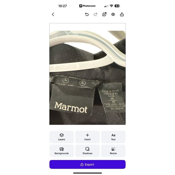 Marmot Gravity Softshell Women's Jacket in Black, Size Medium, Pre-Owned - Picture 4 of 13